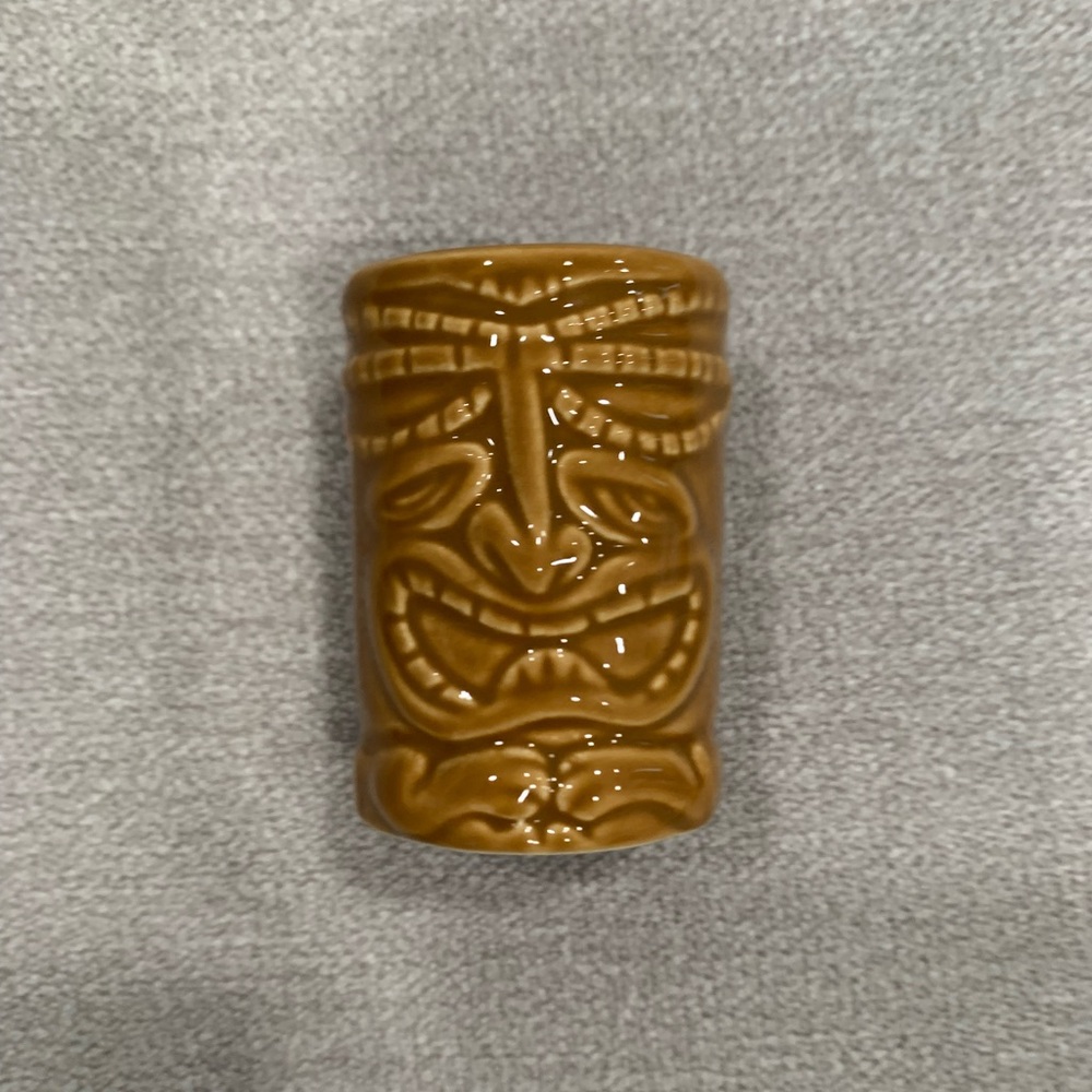 Brown Tiki Shot Glass